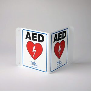 3-D Indoor AED Sign