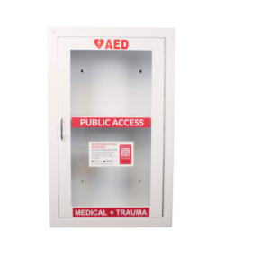 Alarmed Wall Cabinet for AED and COMPREHENSIVE or MOBILE Rescue System